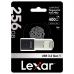 USB флеш накопичувач Lexar 256GB JumpDrive Fingerprint F35 Pro USB 3.2 (LJDF35P256G-RNBNG)