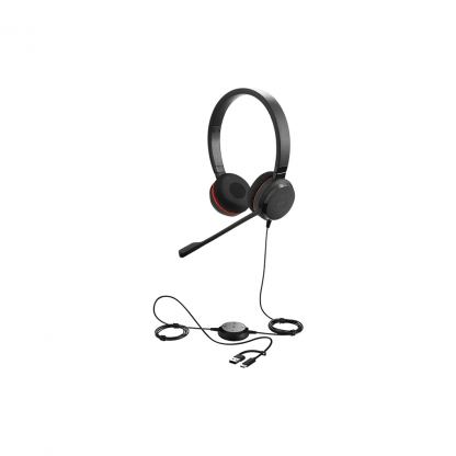Навушники Jabra Evolve 30 II MS USB Type-C/Type-A Stereo Black (5399-823-369)