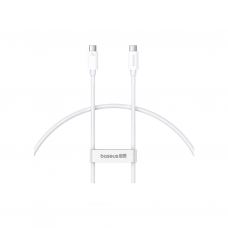 Дата кабель USB-C to USB-C 1.8m Superior USB4 Fast Charging 240W moon white Baseus (P10365200211-05)