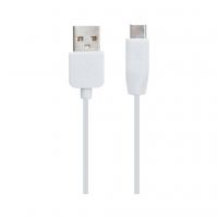 Дата кабель USB 2.0 AM to USB-C 1.0m 3A PVC X1 white HOCO (6957531032045)