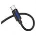 Кабель мультимедийный USB-C to 3.5mm M 1.0m silicone black BOROFONE (6941991114410)