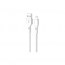 Дата кабель USB 2.0 AM to Lightning 1.0m Rock XO (NB230_L_White)
