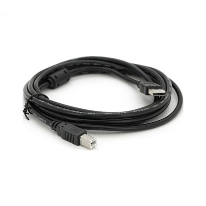 Кабель для принтера USB 2.0 AM/BM 3.0m ferrite black Voltronic (YT-AM/BM-3.0B)