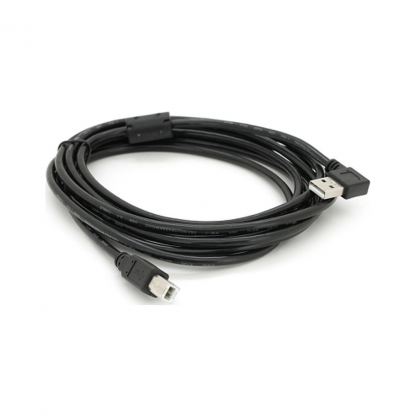 Кабель для принтера USB 2.0 AM/BM 2.0m 90° corner black Ritar (YT-AM/BM90°-2.0B)