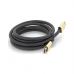 Кабель мультимедийный HDMI M to HDMI M 1.8m V2.1 8K black Merlion (YT-HDMI(M)/(M)8KV2.1-1.8m)