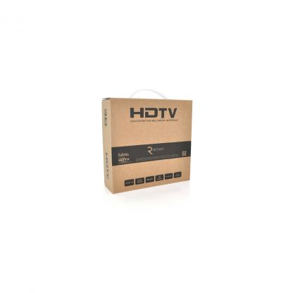 Кабель мультимедийный HDMI M to HDMI M 15.0m V1.4 1080P black Ritar (HDMI(M)/(M)V1.4-15m-94B)