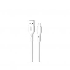 Дата кабель USB 2.0 AM to Micro 5P 1.0m 2.4A XO (CB-23UM)