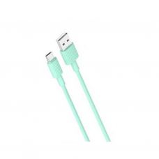 Дата кабель USB 2.0 AM to Micro 5P 1.0m 2.4A green XO (NB156-M-GR)