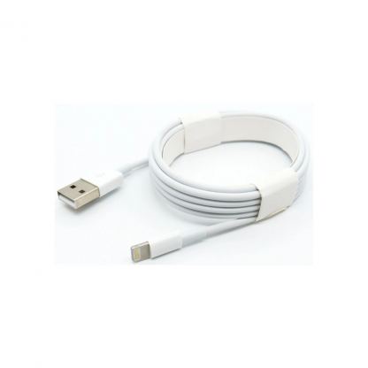 Дата кабель USB 2.0 AM to Lightning 1.0m white Dengos (CBL-001)