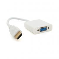 Переходник HDMI M to VGA F 0.1m 4K/2K white Voltronic (YT-C-HDMI(M)/VGA(F)-W)