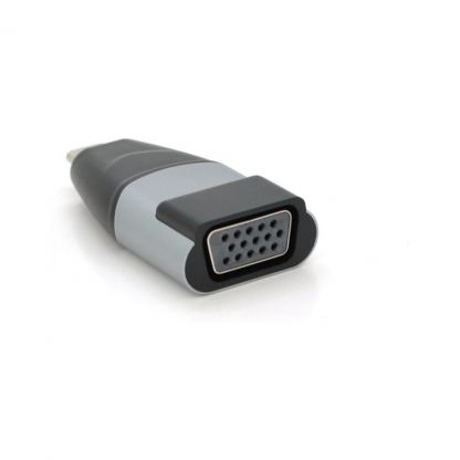 Перехідник USB-C M to VGA F black Voltronic (YT-A-Type-C(M)/VGA(F)-B/27017)
