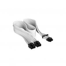 Кабель живлення video power 12+4pin PCIe Gen 5 12VHPWR 600W white Corsair (CP-8920332)