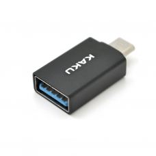 Переходник USB 3.0 AF to Micro 5P M OTG black iKAKU (KSC-533)
