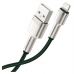 Дата кабель USB 2.0 AM to Lightning 2.0m 2.4A metal green Baseus (CALJK-B06)