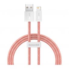 Дата кабель USB 2.0 AM to Lightning 1.0m 2.4A orange Baseus (CALD000407)