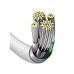 Дата кабель USB 2.0 AM to Lightning 1.0m 2.4A white Baseus (CALYS-A02)