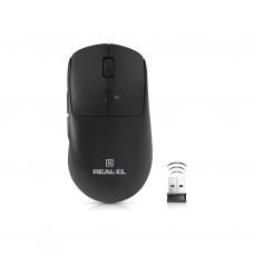 Мишка REAL-EL RM-355W Wireless Black (EL123200054)