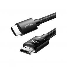 Кабель мультимедійний HDMI M to HDMI M 2.0m 4K30Hz braided HD119 black Ugreen (40101)