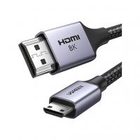 Кабель мультимедийный HDMI M to HDMI mini M 2.0m 8K HD163 black UGREEN (15515)