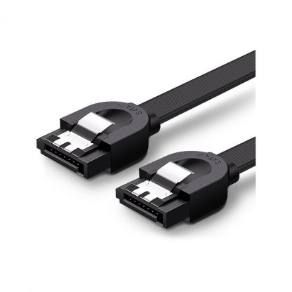 Кабель для передачі даних SATA 3 Data Cable 0.5m US217 Black UGREEN (30796)