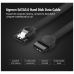 Кабель для передачі даних SATA 3 Data Cable 0.5m US217 Black UGREEN (30796)