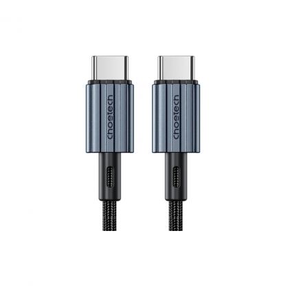 Дата кабель USB-C to USB-C 2.0m PD60W black Choetech (6932112105035)