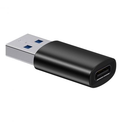 Переходник USB 3.1 M to USB-C F black Baseus (ZJJQ000101)