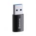 Переходник USB 3.1 M to USB-C F black Baseus (ZJJQ000101)