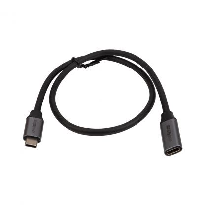 Дата кабель USB-C M to USB-C F 0.5m 5Gbps 60W 4K60Hz Cabletime (CA913664)