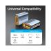 Переходник HDMI F to HDMI F 8K Aluminum black Vention (AIUH0)