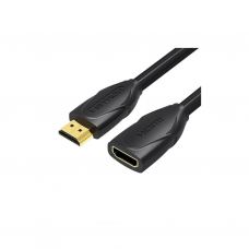 Кабель мультимедийный HDMI M to HDMI F 0.5m 4K60Hz black Vention (VAA-B06-B050)