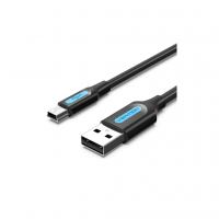 Дата кабель USB 2.0 AM to Mini 5P 1.0m black Vention (COMBF)