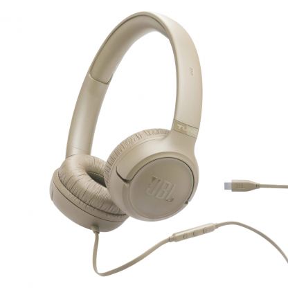 Наушники JBL Tune 530c USB-C Beige (JBLT530CBEG)