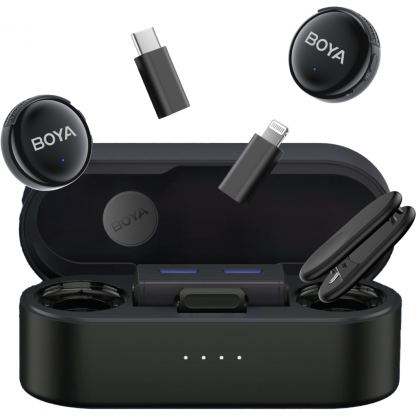 Микрофон Boya LINK 3-01 Type-C/TRS/Lightning Black (LINK 3-01)