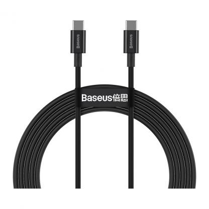 Дата кабель USB-C to USB-C 2.0m 100W black Baseus (CATYS-C01)