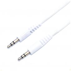Кабель мультимедійний 3.5mm M to 3.5mm M 1.0m white XQISIT (4029948026954)