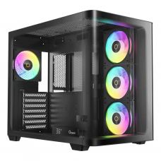 Корпус для ПК OCYPUS IOTA C70 BK CURVE ARGB DIGITAL (IOTA-C70-BKD400CD-GL)