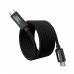 Дата кабель USB-C to USB-C 1.2m PD100W digital display silicone Choetech (XCC-1064)