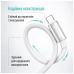Дата кабель USB 2.0 AM to USB-C 1.0m 3A zinc alloy braided white ColorWay (CW-CBUC098-WT)