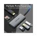 Концентратор Vention USB-C 6-in-1 3xUSB 3.0 + HDMI 4K30Hz + SD/TF 0.15m (TOOHB)