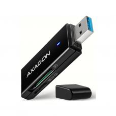 Зчитувач флеш-карт AXAGON USB-A 3.2 to SD/microSD 5Gbps black (CRE-S2N)