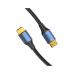 Кабель мультимедийный HDMI M to HDMI M 1.5m 16K60Hz 96Gbps gray Vention (ALVHG)