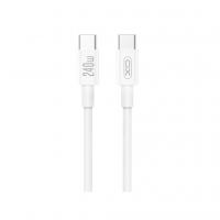 Дата кабель USB-C to USB-C 1.0m 240W white XO (XO-CB-240CC-WH)