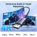 Кабель мультимедийный DisplayPort M to HDMI M 4K60Hz 18Gbps HDR10 3D Ugreen (95418)