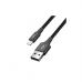 Дата кабель USB 2.0 AM to Lightning + Micro 5P + USB-C 1.2m 3.5A black Baseus (CA1T4-B01)