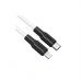 Дата кабель USB-C to Lightning 1.0m 3A 20W X21 Plus black+white HOCO (6931474742162)
