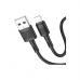 Дата кабель USB 2.0 AM to Lightning 1.0m 2.4A X83 black HOCO (6931474770868)