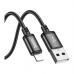 Дата кабель USB 2.0 AM to Lightning 3.0m X91 Radiance black HOCO (6931474788702)