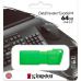 USB флеш накопичувач Kingston 64GB DataTraveler Exodia M Green USB 3.2 (KC-U2L64-7LG)