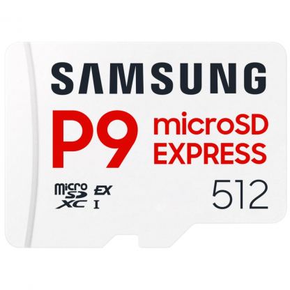 Карта пам'яті Samsung 512GB microSDXC class 10 UHS-I U3 V30 P9 Express (MB-MK512T/WW)
